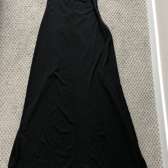 Sexy black fitted dress with lace/sheer accent - Picture 7 of 12